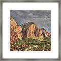 Zion Canyon Framed Print