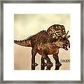 Zuniceratops Dinosaur Framed Print