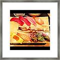 寿司セット | Sushi Lunch Set Framed Print