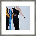 Art Deco Lady Framed Print