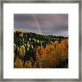 Autumn Rainbow Framed Print