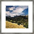 Fall View From Old Red River Pass Framed Print