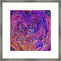 Love From The Ripple Of Thought  V 6 Framed Print