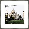 View Of Taj Mahal Framed Print