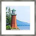 Adirondack Lighthouse #1 Framed Print