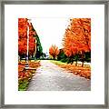 Autumn Walk  #1 Framed Print