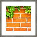 Brick Wall #1 Framed Print