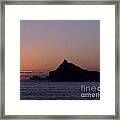 Castle Rock Sunset #1 Framed Print