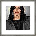 Courteney Cox At Arrivals For Tv Guides #1 Framed Print
