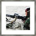 Dutch Royal Marines Taking Part #1 Framed Print