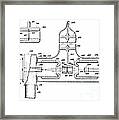 Early Patent For Accelerator, 1937 #1 Framed Print