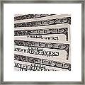 Hundred Dollar Bills Framed Print Hundred Dollar Bills Framed Print