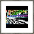 #iphoneography #iphonesia #car #classic #1 Framed Print