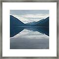 Lake Crescent Framed Print