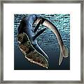Leviathan Sea Monster, Artwork #1 Framed Print