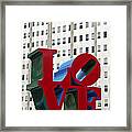 Love Park - Center City - Philadelphia #1 Framed Print