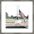 Omaha Beach Wwii American Cemetery #1 Framed Print