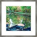 On The Canal #1 Framed Print