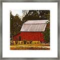 Ozark Red Barn #1 Framed Print