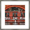 Pull The Plug Framed Print