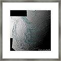 Saturns Moon Enceladus #1 Framed Print