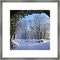 Snow Through The Bridge #1 Framed Print