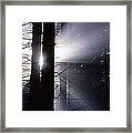 Sun Breaking Through Mists #1 Framed Print