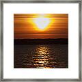 Sunrise On Seneca Lake #1 Framed Print