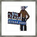 The Big Texan #1 Framed Print