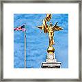 Victory Atop 1st Division Monument #1 Framed Print