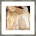 Young Lady Sitting In Satin Gown #1 Framed Print