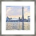 Toronto Skyline 15 Framed Print