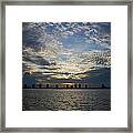 14-sunrise Over Singer Island Framed Print