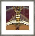 1910 Rolls-royce Silver Ghost Balloon Hood Ornament Framed Print