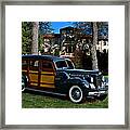 1940 Packard Cantrell Woody Station Wagon Framed Print