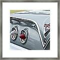 1961 Chevrolet Ss Impala Tail Lights Framed Print