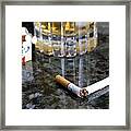Alcohol And Cigarettes #2 Framed Print