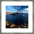 Crater Lake Blues #2 Framed Print