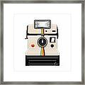Instant Camera With A Blank Photo #2 Framed Print