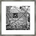 Restricted Area Of The Un Buffer Zone In The Green Line Dividing North And South Cyprus #2 Framed Print