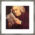 Samuel Johnson, English Author #2 Framed Print