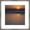 Sunset At Surfside 3 Framed Print
