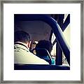 24. Strangers On A Bus #photoadayjuly Framed Print