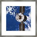 A Satellite Orbiting Above The Earth #3 Framed Print