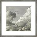 Storm Clouds And Thunder Heads Before Rain Storm Fine Art Print #3 Framed Print