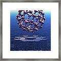 Buckyball Molecule, Artwork #32 Framed Print