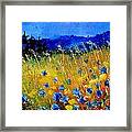 Blue Cornflowers #4 Framed Print