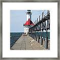 North Pier St Joseph Michigan #4 Framed Print
