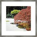 Portland Japanese Garden Framed Print