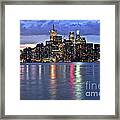 Toronto Skyline 19 Framed Print